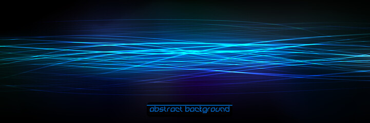 Abstract  Background. Shiny Lines on the Dark Background - 97943109