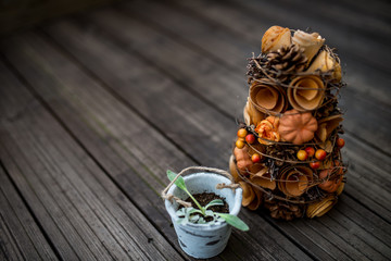 サンタクロースとリース
