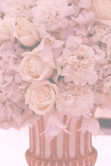 Abstract background of whtie flower