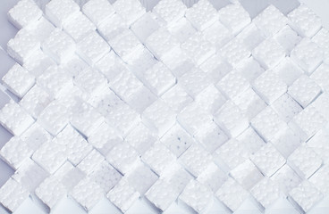 background white abstract cubes
