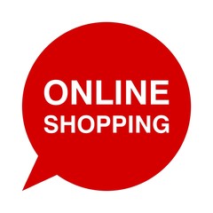 Speech Bubble online shopping