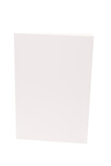 Front view of cover notebook isolated on white background