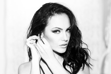 Sensual woman portrait