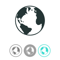 Globe vector icon.
