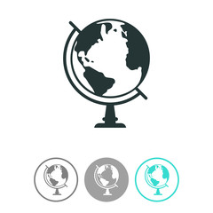 Globe vector icon.