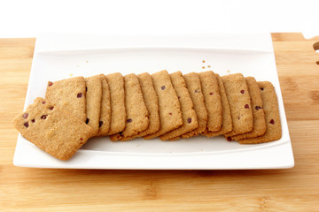 Sablés aux framboises