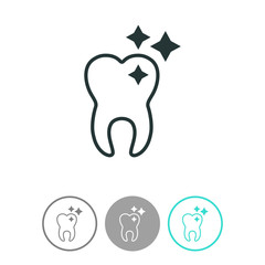 Tooth vector icon.