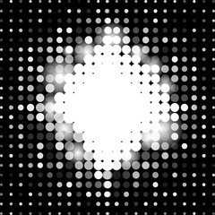 Halftone Pattern black for text.