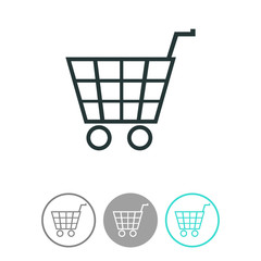 Shopping cart sign icon. Online buying symbol.