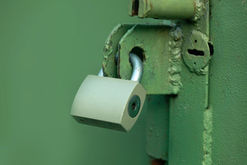 green lock