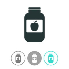 Jar vector icon.