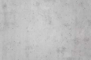 Fotobehang grijze op zijn plaats gegoten betonnen muur textuur achtergrond © nicvandum