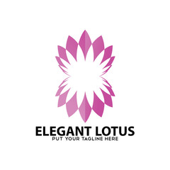 Elegant Lotus Logo Icon
