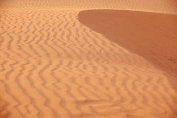 red sand dune in muine,vietnam