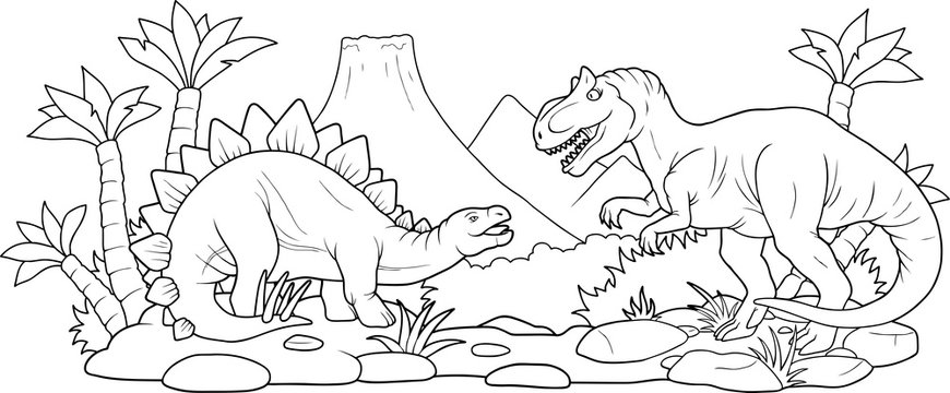 How to Draw a Dinosaur  Step by Step Drawing Tutorial  Easy Peasy and Fun
