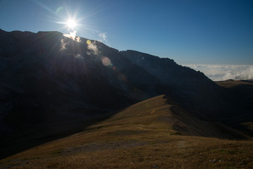 Naklejka premium Majestic mountain landscapes of the Caucasian reserve