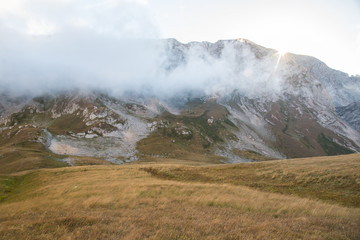 Majestic mountain landscapes of the Caucasian reserve