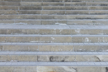 Escaleras de piedra.