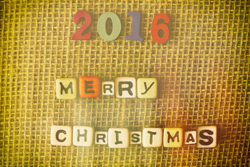 Creative merry christmas 2016 design