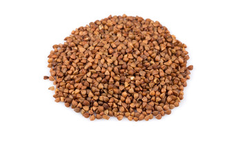 Pile of buckwheat seeds