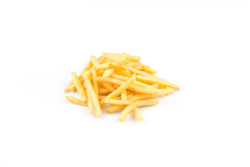 french fries isolated