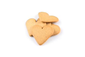 Gingerbread hearts cookies