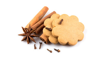 Gingerbread hearts cookies