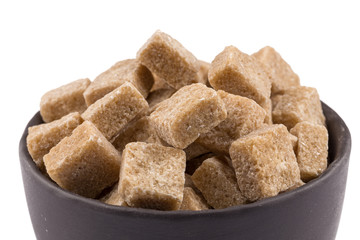 Cubes of brown sugar