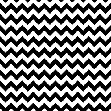 Zigzag seamless pattern - vector abstract geometric texture in black and white color. Fashion graphics design. Graphic style for wallpaper, t-shirt, apparel and other print production