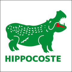 Hippopotamus isolated backgrounds