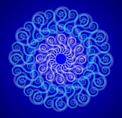 Красивый ажурный орнамент