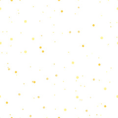 Hand Drawn golden soft circles seamless patter made with ink.  Vector design for advertisement, greeting cards and social media content, design of logo, stamp silhouette