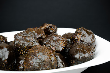 Homemade chocolate dessert