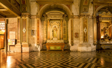 THE METROPOLITAN CATHEDRAL &ndash; Nov 14, 2015: The cathedral is one of Santiago's main tourist attractions.