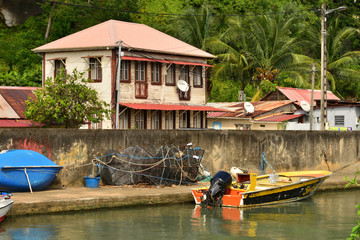 Martinique, picturesque city of Fort de France in West Indies