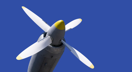 Naklejka na ściany i meble Propeller of military aircraft