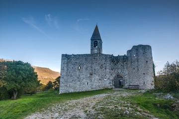 Fototapeta premium Old church in Karst