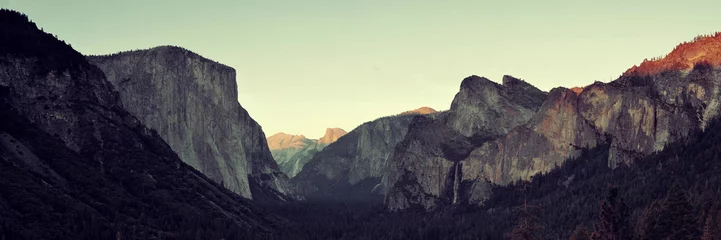 Wandcirkels plexiglas Yosemite Valley © rabbit75_fot