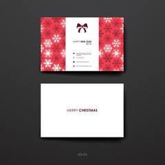 Set of brochure, poster design templates in Christmas style
