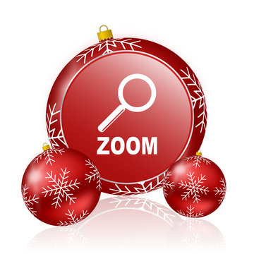 Zoom Christmas Icon