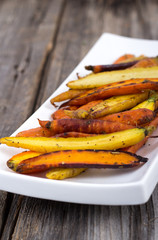 Honey roasted carrots