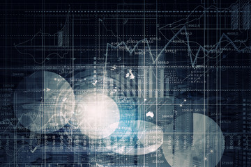 Business digital background