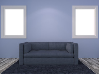 Modern interior Living room