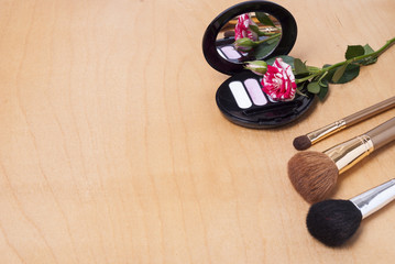 Obraz na płótnie Canvas cosmetics on the table
