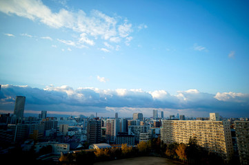 大阪市福島近郊の景色