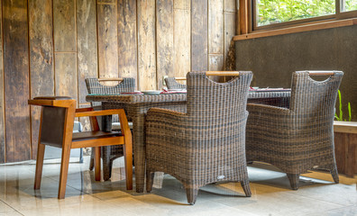 Dining table and chairs