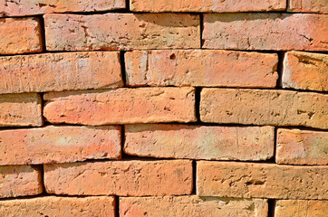 Brown stone brick wall texture background.