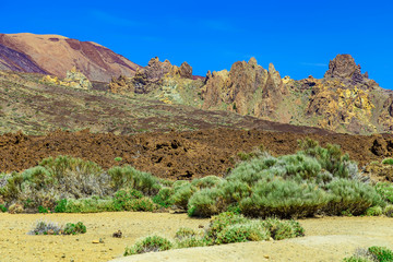 Mountains landscape on Tenerife island
