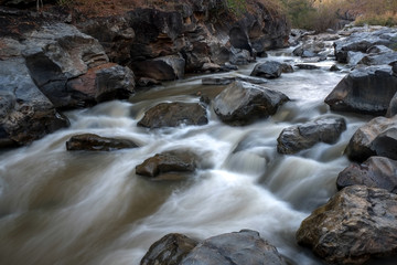 creek flowing over the rocks
