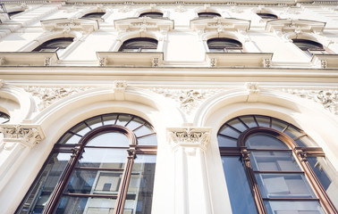 historische Fassade eines Gründerzeithauses